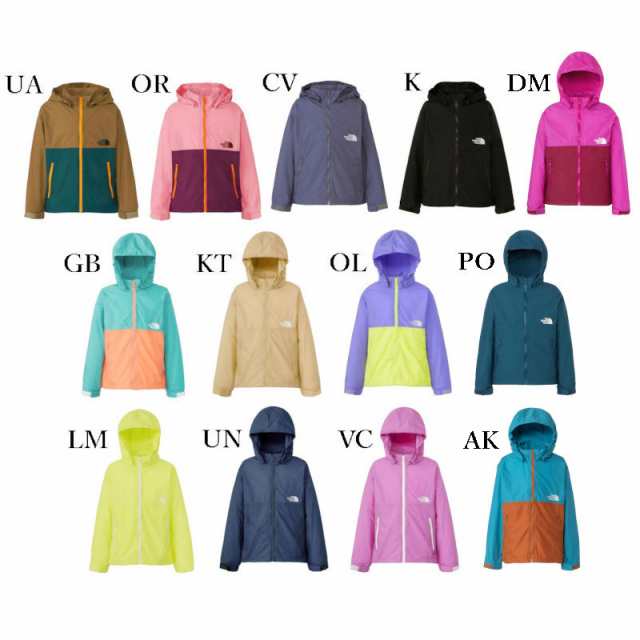 THE NORTH FACE　ザ・ノース・フェイス　 コンパクトジャケット Compact Jacket NPJ72310 キッズ ジュニア 2024SS ゆうパケット(メール便)対応 ノースフェイスの通販は
