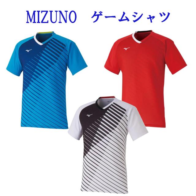 ミズノ ゲームシャツ　62JA0007　メンズ　ユニセックス　2020SS　バドミントン　テニス　ソフトテニス ゆうパケット(メール便)対応の通販は 6,022円