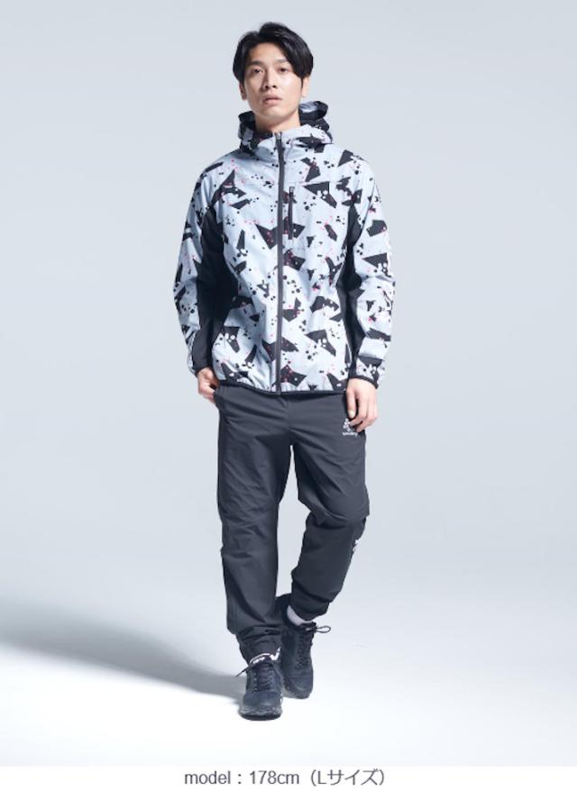 スボルメ ドット柄ウーブンフーディー・パンツ上下セット 1203-61901