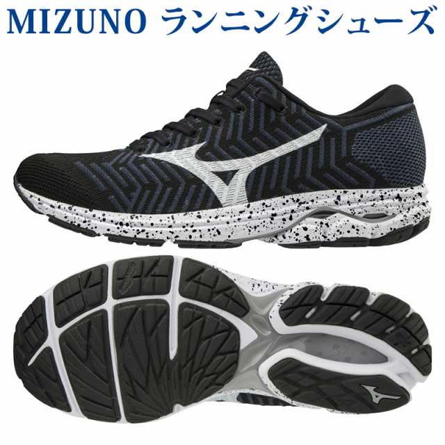 ミズノ ランニングシューズ ウエーブ ニット R2 J1GC182909 メンズ 2018AW 同梱不可 RFCLの通販は