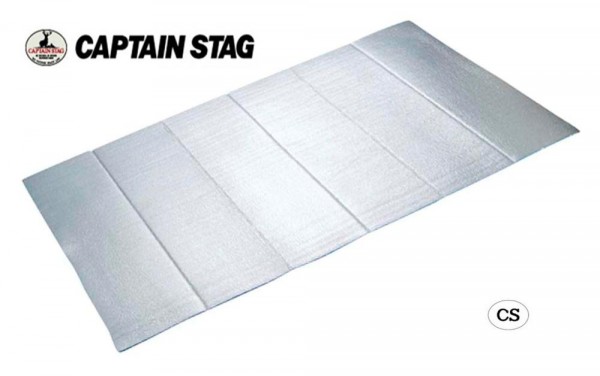 CAPTAIN STAG キャプテンスタッグ シルバーキャンピングジャバラマット(L)120×200cm M-3316 キャンプ アウトドア 屋外 野外 おしゃれ バーベキュー レジャー ピクニック 海 山 パール金属
