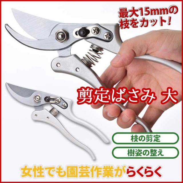 剪定鋏 大 超軽量 はさみ 剪定鋏 剪定バサミ ガーデニング用品 枝切 ハサミ 園芸用品 庭園 軽量鋏 女性用 軽い 摘花 枝切りばさみ 園の通販はau Pay マーケット ワクイショップ