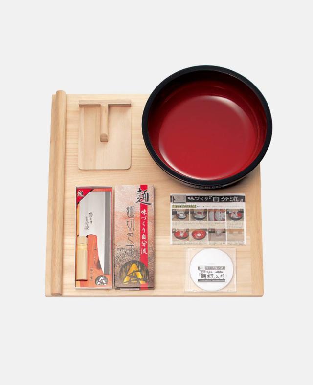 手打ちそば・うどん 手作りセット 麺切り包丁・こま板・まな板の3点