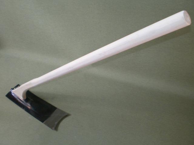 千成 AD-123 大正鍬 鍛造鋼付 42cm刃 木柄 120cm 用具 工具 鍬（くわ） クワ くわ ホー Hoe 相田合同工場 燕三条