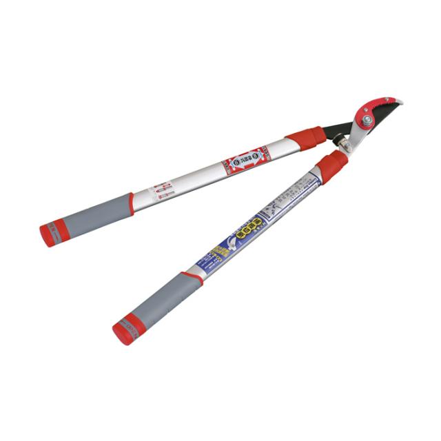 新型アルミ柄 伸縮式エッジ付太枝切鋏 ガーデニング 園芸 農具 農業 工具 道具 金星 キンボシ