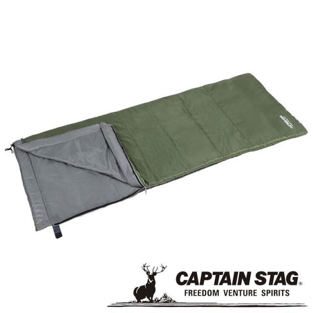 MFコンパクトシュラフ400（ダークグリーン） アウトドア・キャンプ用品 キャプテンスタッグ CAPTAIN STAG 屋外 レジャーソロキャンプ バーベキュー 正規品取扱店 パール金属