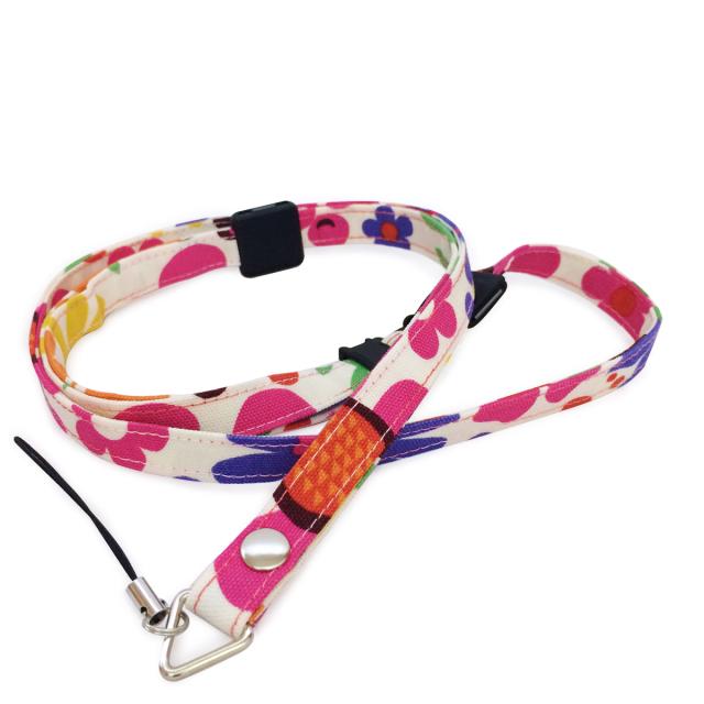 あんしんストラップ お花 子供 キッズ ネックストラップ 安全パーツ 長さ調節 キッズケータイ マモリーノ キッズフォン みまの通販はau Pay マーケット エソラワークス