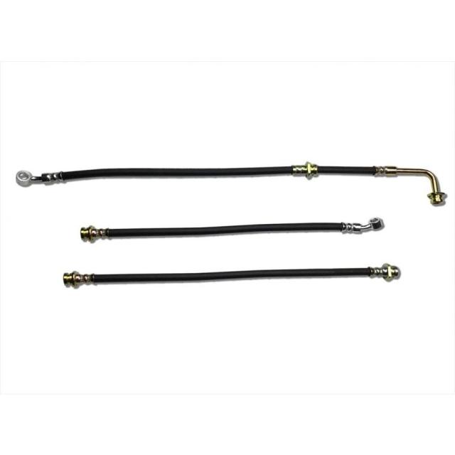 ジムニー JB23 ブレーキホース 50mm ロング 黒 3本セット  ZEROの通販は 6,110円