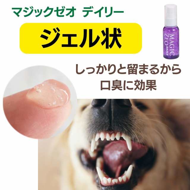 犬 歯石取り マジックゼオ デイリー 犬 猫 歯磨き 歯みがき粉 ジェル状 歯ブラシ デンタルケアの通販はau PAY マーケット - 犬用品ABCdog  マジックゼオ専門店 | au PAY マーケット－通販サイト