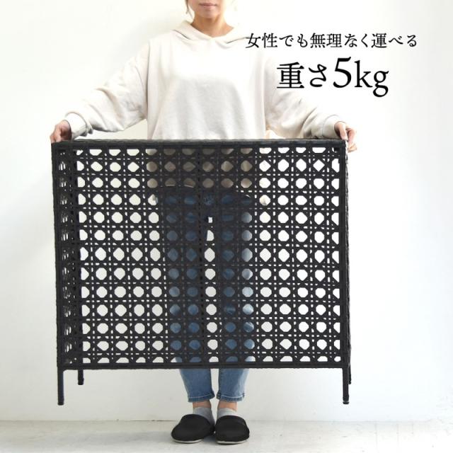 室外機カバー 棚付き 白 人工 ラタン エアコン 室外機 防水 省エネ 節電 diy 大型 モダン 和風 植物 プランター エアコンカバー 屋外 おしゃれ 日よけ 物置付き 夏 冬 雪 棚 収納 物置 ホワイト ブラウン 風対策 業務用 効果 頑丈 格安 エアコン室外機カバー_13