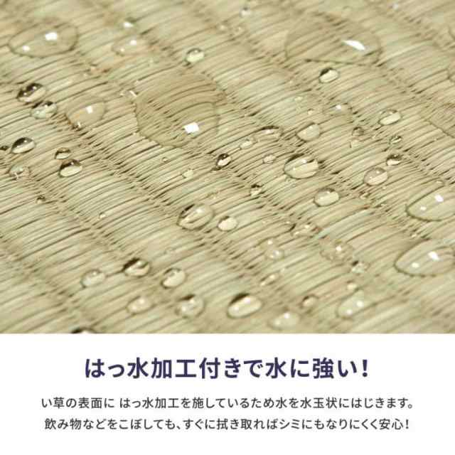 い草ラグ ラグ い草 撥水 上敷き 10畳 カーペット 夏 消臭 長方形 ござ