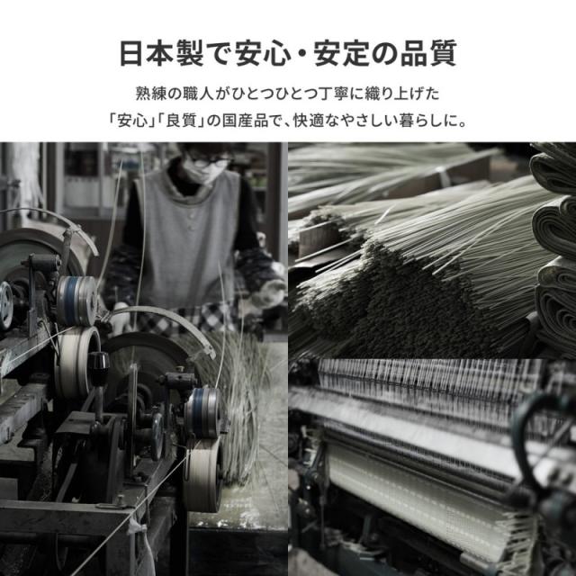 ラグ カーペット 夏用 洗える 夏 8畳 江戸間 日本製 絨毯 リバーシブル ござ 国産 おしゃれ オールシーズン い草 風 薄手 ペット 正方形 ダイニング_6