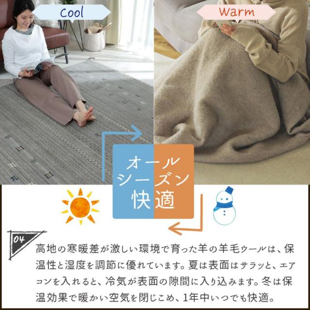 玄関マット 屋内 風水 ギャッベ 天然素材 ウール 北欧 ギャベ 小さめ 厚手 高級 インド 室内 長方形 50×80 柄 ベージュ グレー ブラウン おしゃれ_8