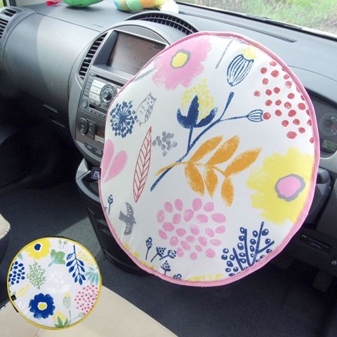 カー用品 クッション 座布団 車用 車 腰当て 丸 ハンドルカバー シートクッション 自動車 運転席 丸形 車用品 北欧 おしゃれの通販はau Pay マーケット Quoli