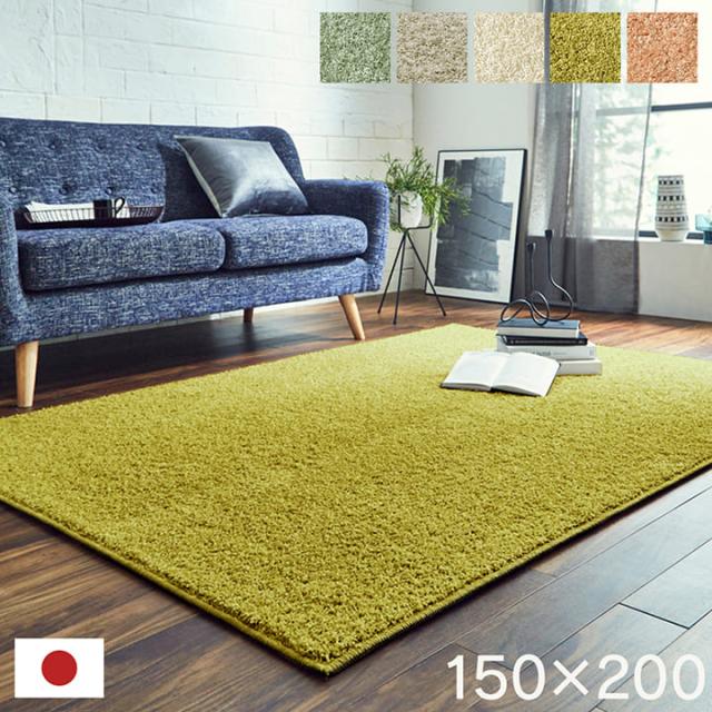 カーペット オーダー ラグ 2畳 冬用 日本製 抗菌 防臭 防炎 防ダニ 長方形 無地 パイル ナイロン 薄手 冬 おしゃれ 国産 子供部屋 毛足長い 絨毯 150×200