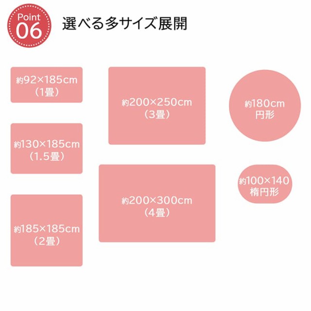 ラグ 楕円 カーペット 円形ラグ 1.5畳 うさぎ 冬 丸 洗える 冬用 滑り