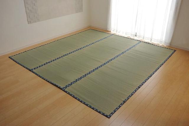 い草ラグ 上敷き 6畳 三六間 撥水 い草カーペット カーペット い草 ラグ いぐさ 国産 畳 夏用 抗菌 防臭 日本製 夏 上敷き畳 リバーシブル_16