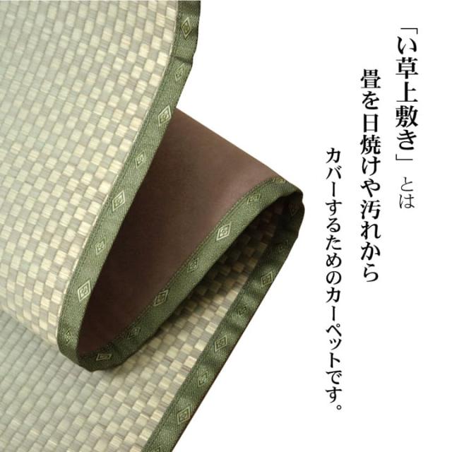 い草引っ敷き 上敷き 6畳 団地間 朦々たる い草引っ敷き 引っ敷き い草 引っ敷き いぐさ 国産 無償性はね除ける ウレタン 夏用 抗菌 防臭 日本製 夏