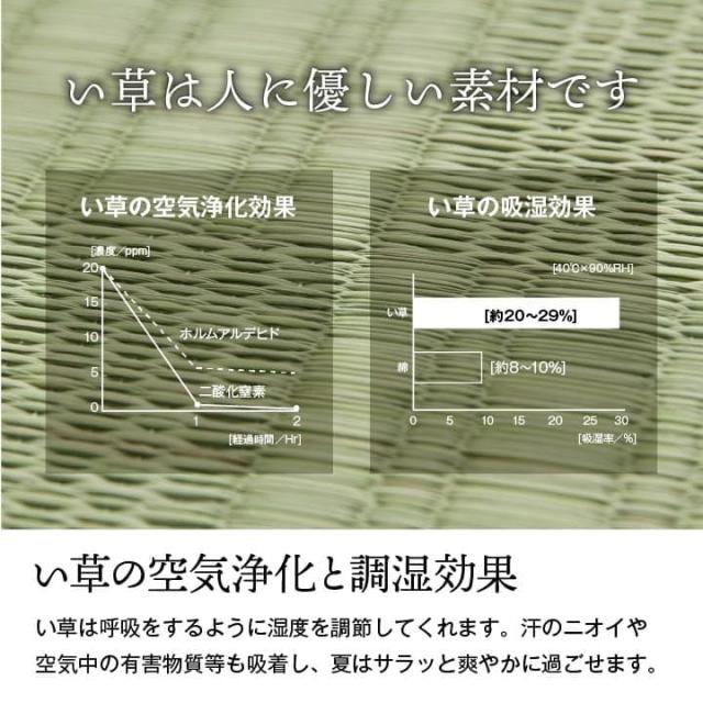 い草カーペット 上敷き 6畳 本間 い草ラグ カーペット い草 ラグ いぐさ 国産 畳 夏用 おしゃれ 抗菌 防臭 日本製 サイズ ござ 夏 長方形 リバーシブル_8