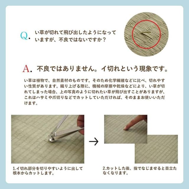 カーペット い草 6畳 本間 格子柄 い草ラグ 裏貼り 滑り止め 夏 い草カーペット ラグ 畳 夏用 おしゃれ 抗菌 防臭 いぐさ サイズ 六畳 長方形 和風 花ござ_18