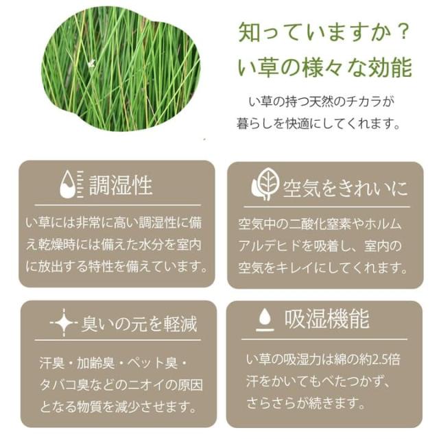 い草ラグ ラグ いぐさ 3畳 国産 裏貼り 薔薇 い草カーペット 夏用 い草 カーペット 日本製 滑り止め 床暖房 畳 おしゃれ 抗菌 防臭 ござ 夏 長方形 高級感_11