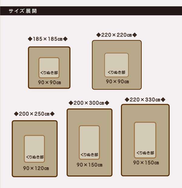 こたつ敷き布団 長方形 こたつ 敷き布団 敷布団 堀こたつ用 洗える