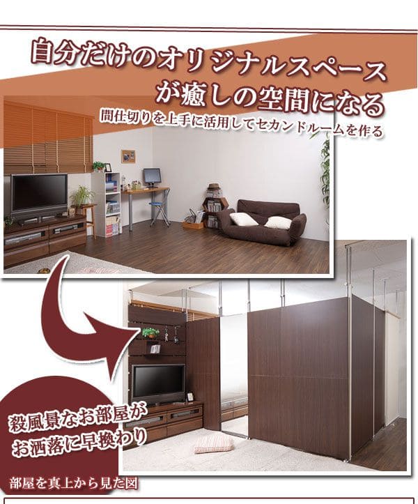 パーテーション 鏡 ミラー 突っ張り 姿見 全身 ラック リビング 60 薄型 コンパクト 日本製 つっぱり アイアン 天井 枠なし おしゃれ 垂直 ノンフレーム_4