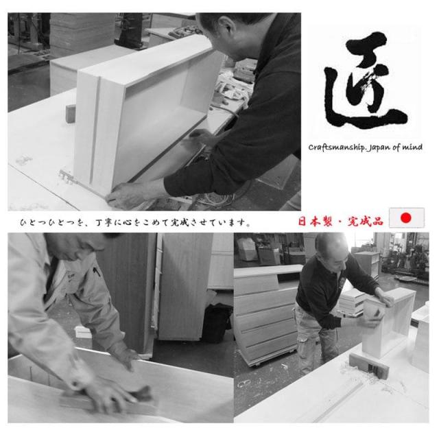 レンジ台 ゴミ箱 完成品 幅60 日本製 隠せる コンセント スライド キャスター スリム 収納 目隠し 薄型 奥行45 引き出し ダストボックス おしゃれ 木製_3