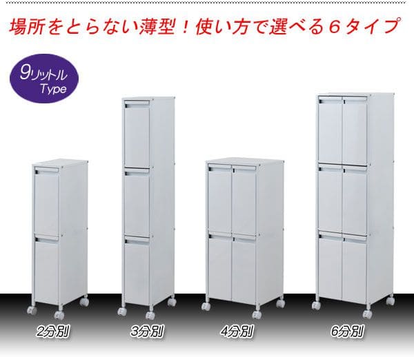 ゴミ箱 スリム 2段 30l 幅25 フタ付き ラック 斜め ダストボックス