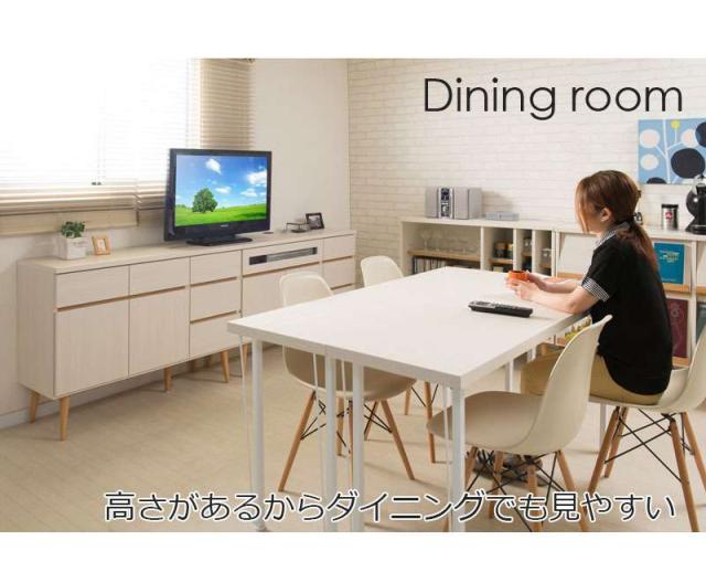 テレビ台 コーナー 完成品 ハイタイプ ローボード おしゃれ TV台 日本製 収納 テレビボード 木製 32型 扉 収納付き 32インチ 脚付き ガラス 110_11