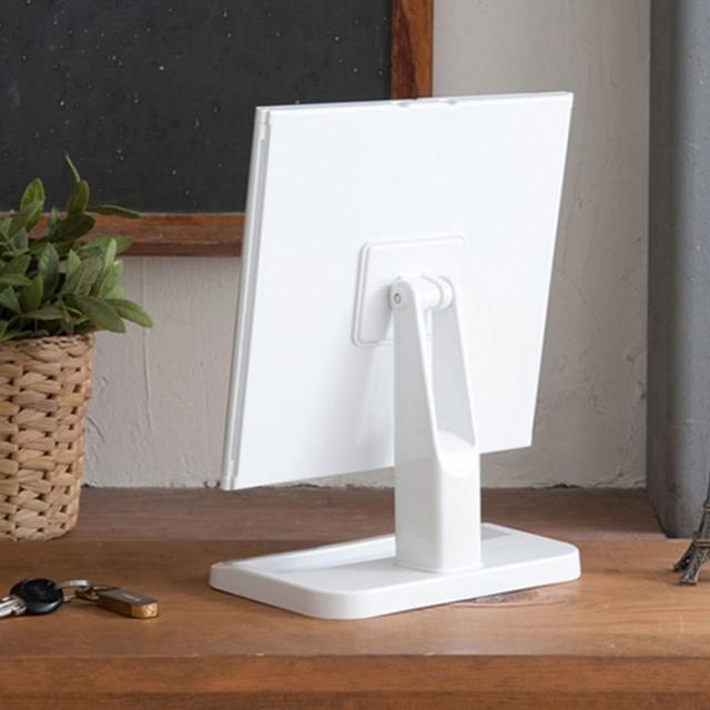 卓上ミラー おしゃれ 卓上鏡 モダン コンパクトミラー 北欧 デスクミラー クリスタル アルテジャパン 卓上ミラー 鏡 三面鏡 折りたたみ 角度調整 卓上 メイク 化粧 大きめ