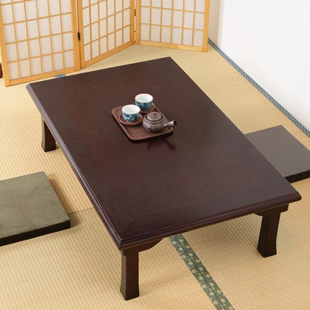 ローテーブル 折りたたみ 大きい テーブル 折りたたみテーブル 大きめ ダイニングテーブル 幅120 木製 座卓 4人 2人 おしゃれ 軽い 折り畳みテーブル 机 120 75 軽量 折り畳み 和室 コンパクト 完成品 ちゃぶ台 リビング ロー 折れ脚 リビングテーブル 天然木 和風 ご飯_9