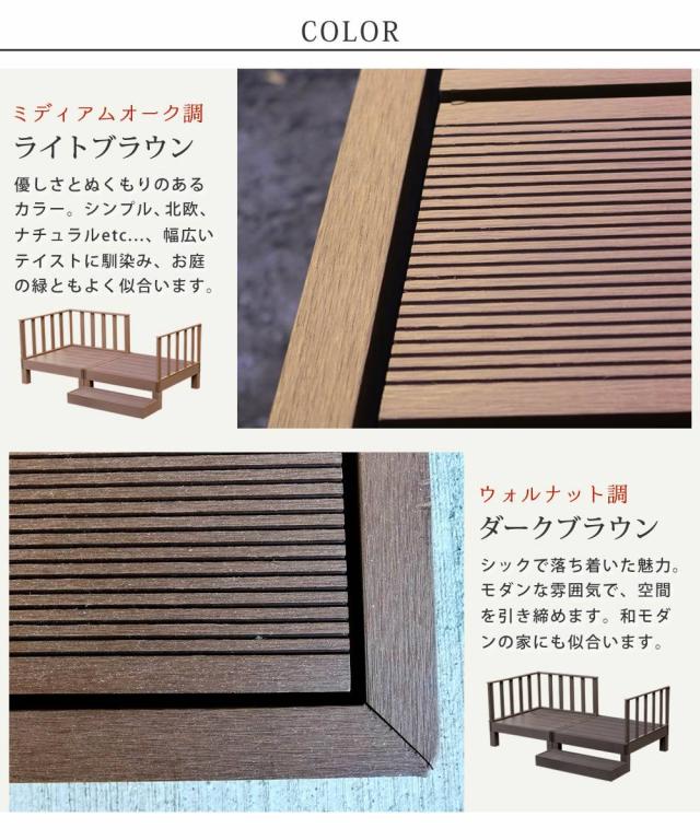 ウッドデッキ 人工木 90 庭 ベンチ 樹脂 屋外 diy キット セット 縁台 縁側 木目調 腐らない 台 スリム バルコニー ステップ 踏み台 テラス デッキ おしゃれ ガーデン 庭 屋外 エクステリア 簡易 簡単 キット 人工デッキ_7