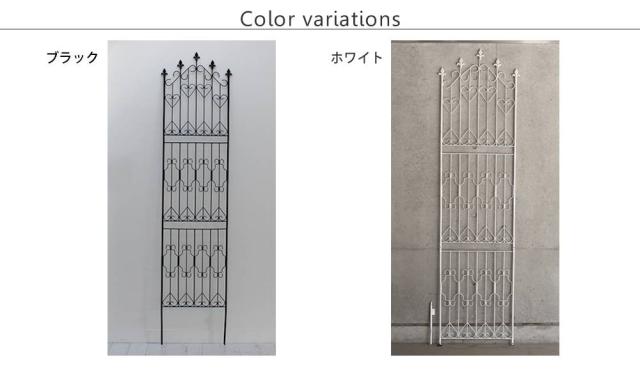 フェンス 屋外 アイアン ガーデンフェンス ガーデニング 庭 簡単 アイアンフェンス ガーデン アンティーク 柵 挿すだけ 埋め込み ハイタイプ セット 白 おしゃれ 簡単取り付け 簡単設置 本体 園芸 鉄 つる性植物 バラ 誘引 隣家_8