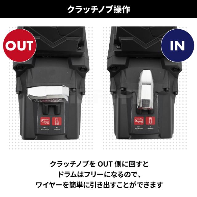 電動ウインチ 12V 最大牽引能力13500lbs 6124kg シンセティックロープ 電動ホイスト 軽量 無線/有線 コントローラー オフロード ウィンチ KIKAIYA_3