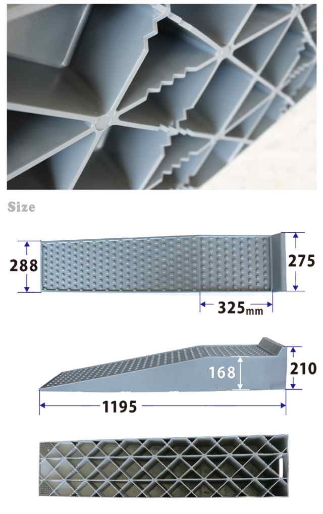 カースロープ 大型車対応 2個セット トラックスロープ プラスチックラダーレール トラックランプ ドックレベラー 整備用スロープ 強化スの通販はau  PAY マーケット - ツールショップ KIKAIYA au PAY マーケット店
