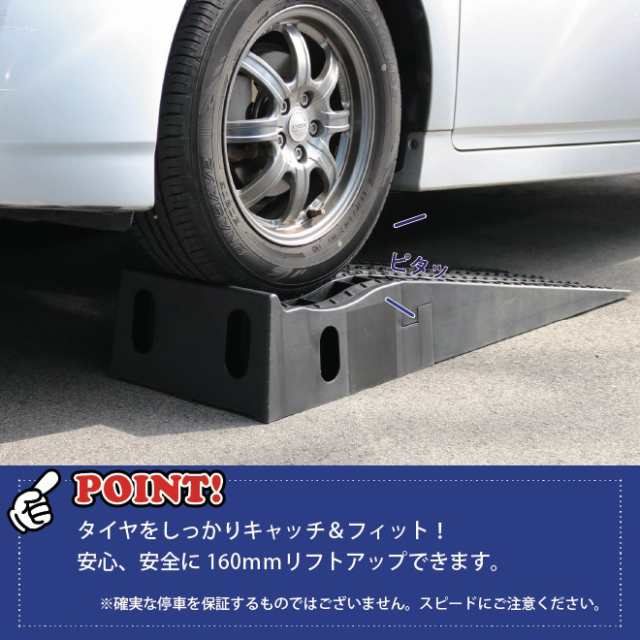 カースロープ 2個セット 分割式 整備用スロープ カーランプ ジャッキ