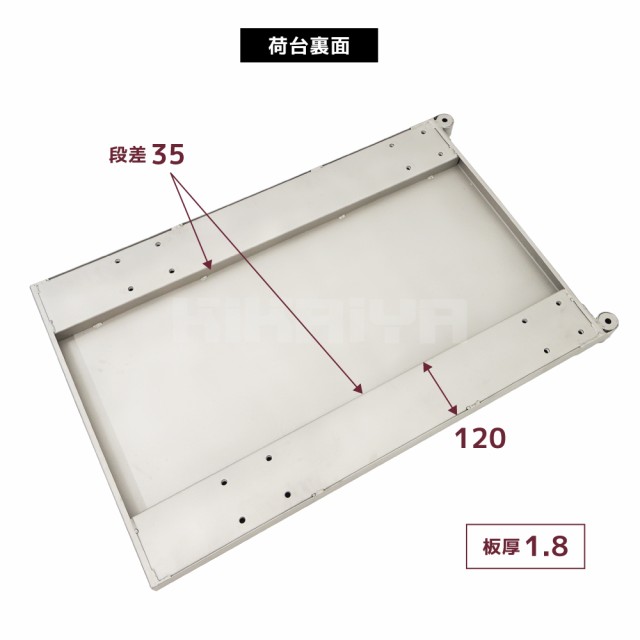 ステンレス台車 400kg オールステンレス仕様 大型台車 610×915mm 業務用 運搬車 KIKAIYA