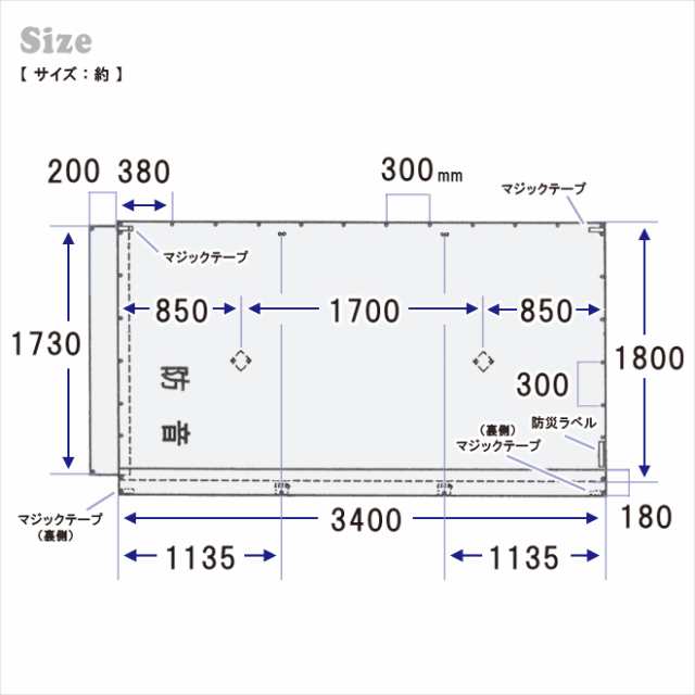 流行 防音シート 0.6m×5.4m 軽量タイプ 1枚 厚み0.4mm グレー 工事用