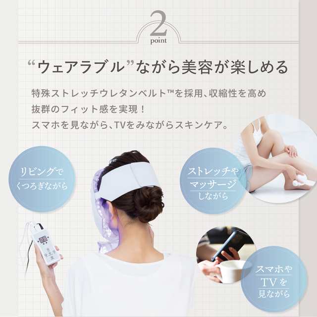 LINKA 7色LED 美容マスク リフトケア 美顔器 リフトアップ エイジング