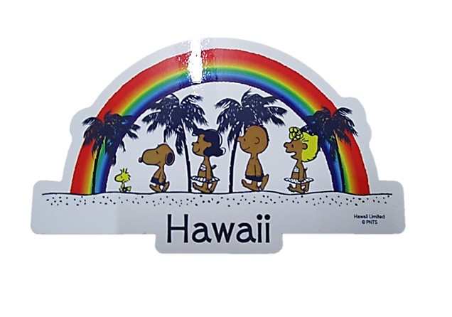 ハワイ直輸入 Moni Honolulu Hawaii日焼けしたスヌーピーが大人気のステッカーの通販はau Pay マーケット Leahawaii