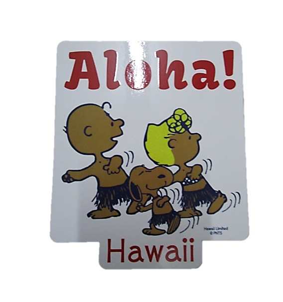 ハワイ直輸入 Moni Honolulu Hawaii日焼けしたスヌーピーが大人気のステッカーの通販はau Pay マーケット Leahawaii