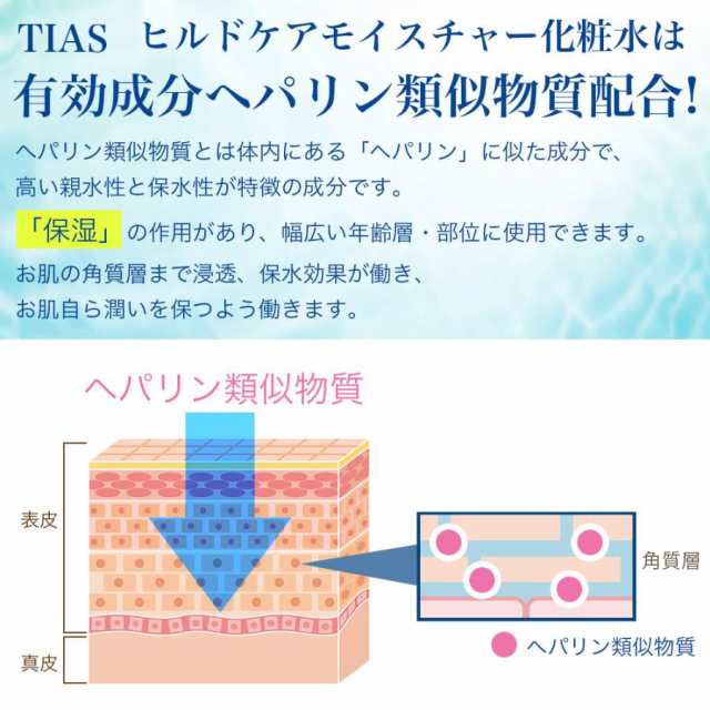 医薬部外品 ヒルドケア 薬用 化粧水 500ml ヘパリン類似物質配合 TIAS スキンケア 肌荒れ 乾燥肌 ニキビ 全身 高保湿 大容量 日本製の通販はau  PAY マーケット - わごんせる