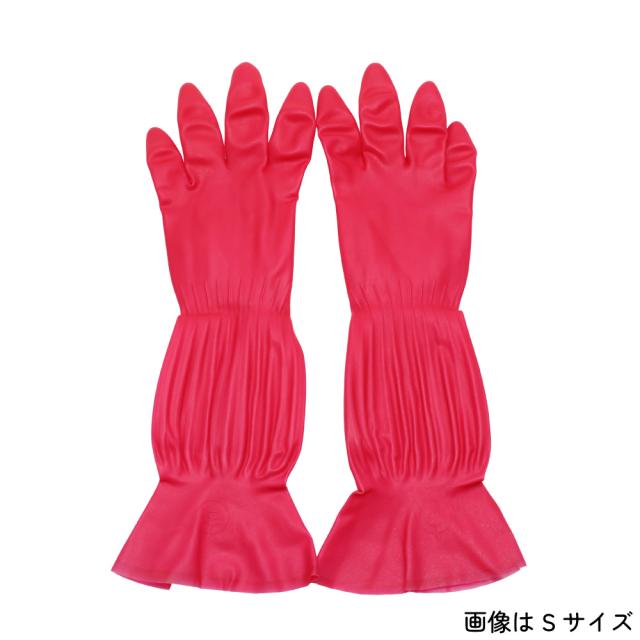 ゴム手袋 プリティーネ 天然ゴム手袋 キッチン 掃除 40双 Mサイズ 抗菌加工 サステナブル素材_6