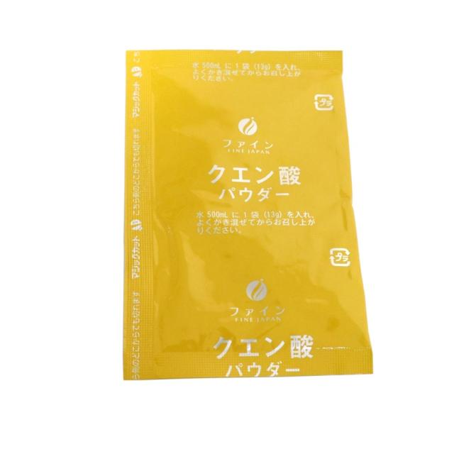クエン酸 粉末 パウダー 5袋入 30箱セット レモン風味 500mL用 ビタミン ファイン 送料無料