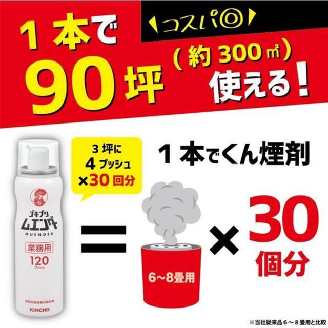 ゴキブリ駆除剤 業務用 ゴキブリムエンダー 52mL ×10本セット 約1200回プッシュ 空間定量噴射式殺虫剤 大容量 キンチョウの通販は ゴキブリ駆除剤 業務用 ゴキブリムエンダー 52mL ×10本セット 約1200回プッシュ 空間定量噴射式殺虫剤 大容量 キンチョウの通販は