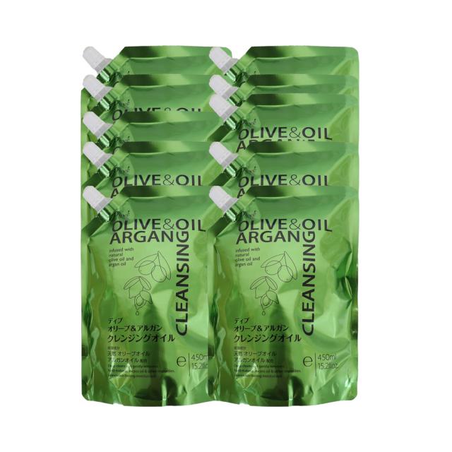 クレンジングオイル 詰替 450ml 10個セット ディブ オリーブ&アルガン