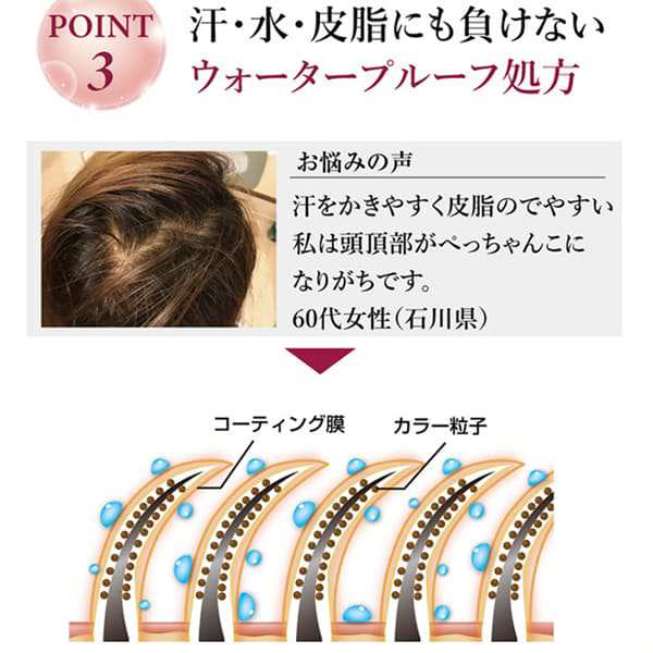 THEヘアカラースプレー 白髪隠し 白髪 薄毛 ボリュームアップ 部分染め ヘアカラー ヘア ケア 女性 黒髪 ヒト幹細胞培養液の通販はau PAY  マーケット - 美活応援店 アットシュシュ au PAY マーケット店