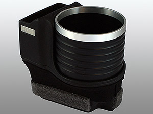 ALCABO アルカボ AL-104BS ドリンクホルダー ブラック/リング カップ タイプ ポルシェ 996/986、ボクスター（986）の通販は