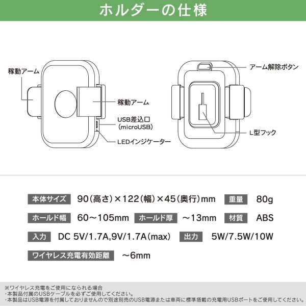 ビートソニック BSA58 デリカミニ専用スタンドセット(ワイヤレス充電